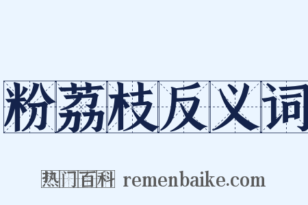 粉荔枝反义词是什么意思的图片